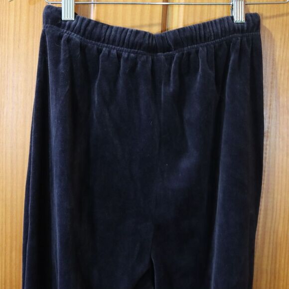Dress Barn Black Velour Pants Vintage Y2K NWT Medium - Picture 4 of 13